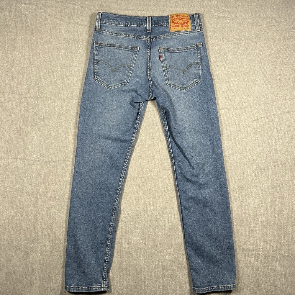 Levis 511 Slim Fit Jeans Mens 30x30 Medium Wash Blue Denim Pants